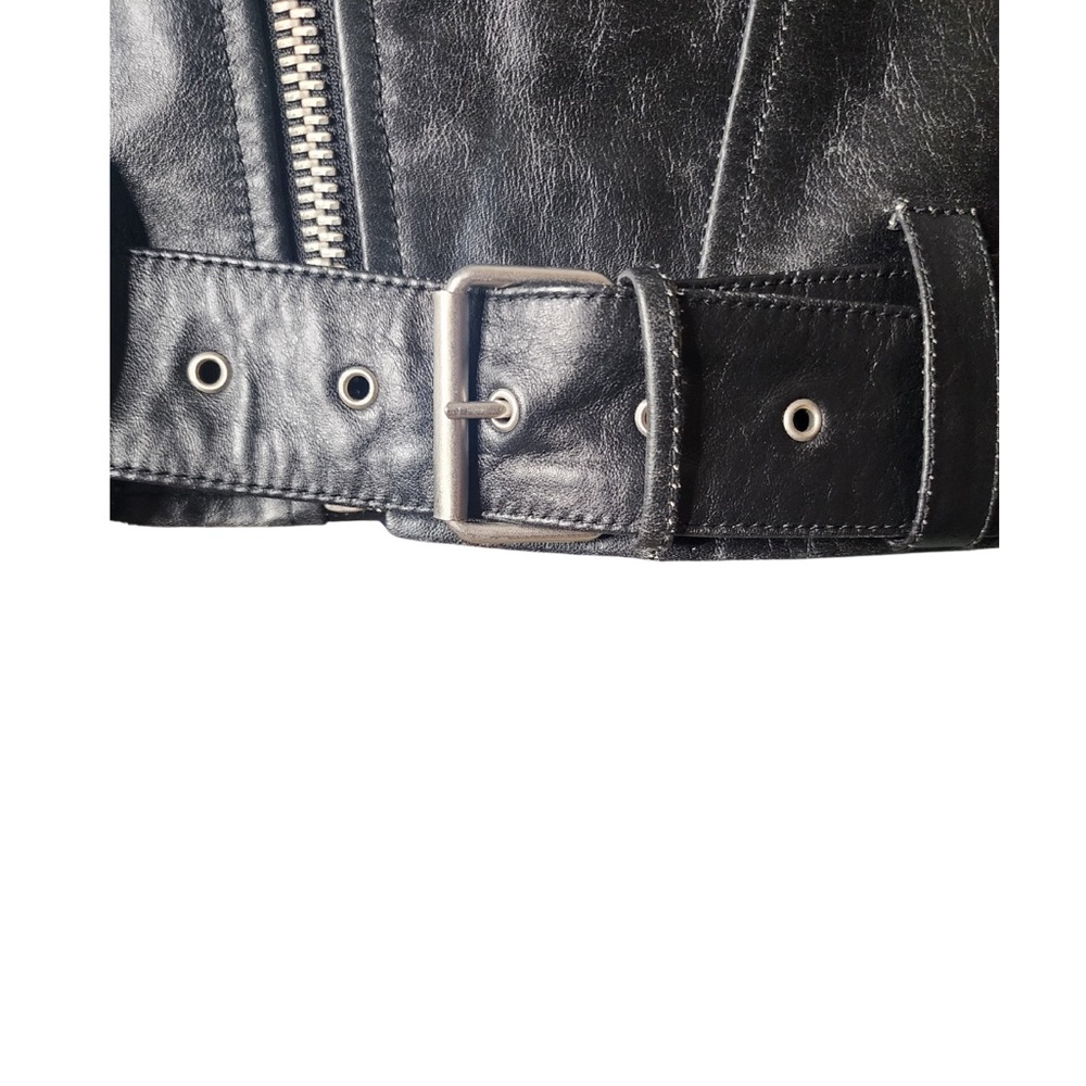 🔴NEW! AG REESE MOTO LEATHER JACKET SZ SMALL - Picture 16 of 16